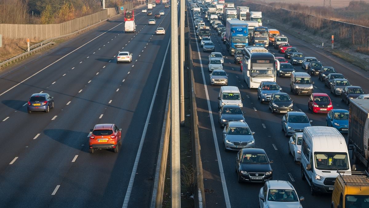 La pire autoroute d'Angleterre révélée : une route de 193 miles utilisée par des milliers de personnes chaque jour arrive en tête de liste