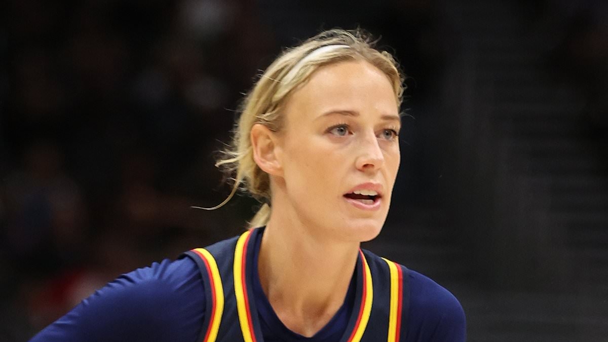 WNBA's sex toy epidemic continues as latest victim Sophie Cunningham is hit by erotic item during Fever game