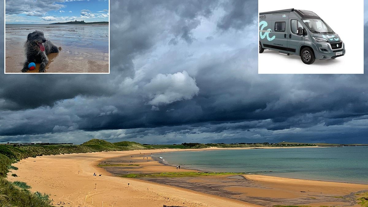 Pokój z widokiem, nasz dom z dala od domu, dał nam swobodę eksploracji Northumberland - wakacje w kamperze były błogością
