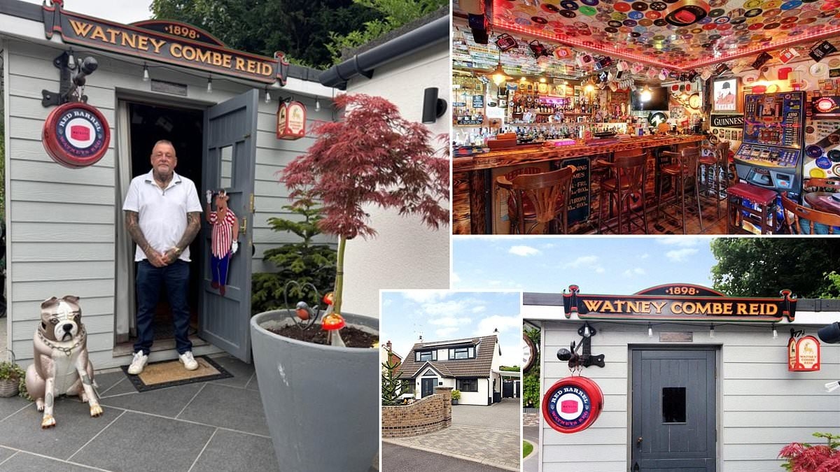 I built a proper old-school pub in my garden - now I'm selling up