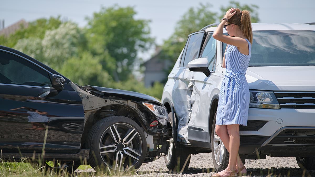 Why you shouldn't apologise at the scene of a road collision: Fifth of drivers don't know how to react after a crash - here are the steps