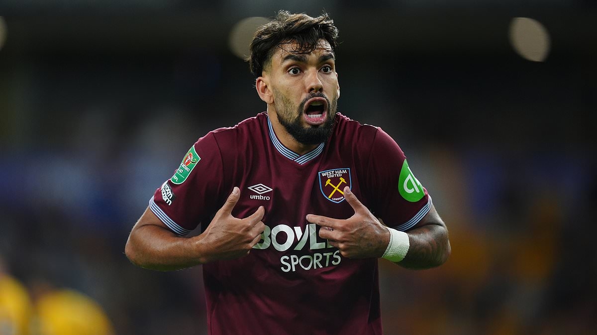 Surprise Premier League club remain in the hunt for West Ham star Lucas Paqueta... as Hammers close in on double transfer coup