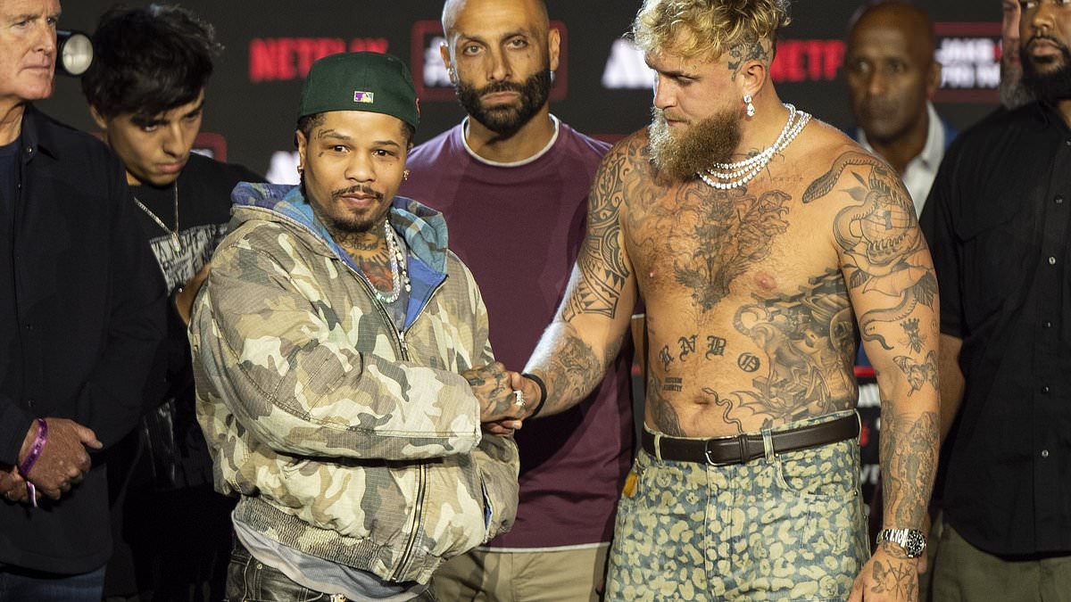 Dave Portnoy kritisiert Jake Pauls neueste „Clownshow“, als er bei der Auftaktveranstaltung in NYC über Gervonta Davis hinausragt