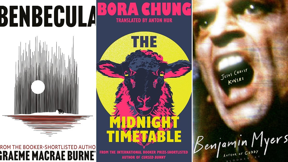La vita reale incontra la finzione nella nostra selezione di romanzi letterari ora disponibili: Benbecula di Graeme Macrae Burnet, The Midnight Timetable di Bora Chung, Jesus Christ Kinski di Benjamin Myers
