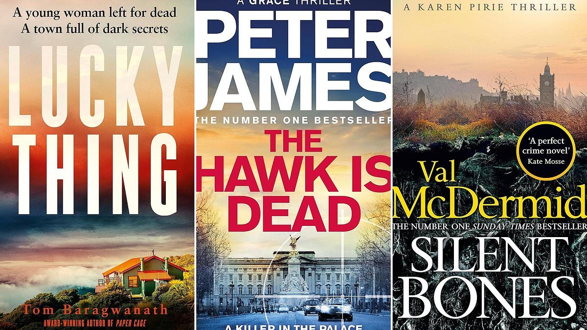 Criminally good crime books: Silent Bones by Val McDermid, The Hawk is Dead by Peter James, Lucky Thing by Tom Baragwanath