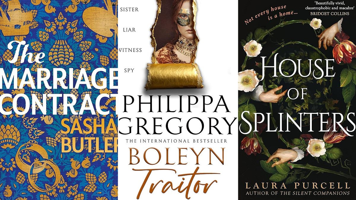 The Boleyn's bite back in this month's historical fiction: Boleyn Traitor by Philippa Gregory, The Marriage Contract by Sasha Butler, House of Splinters by Laura Purcell