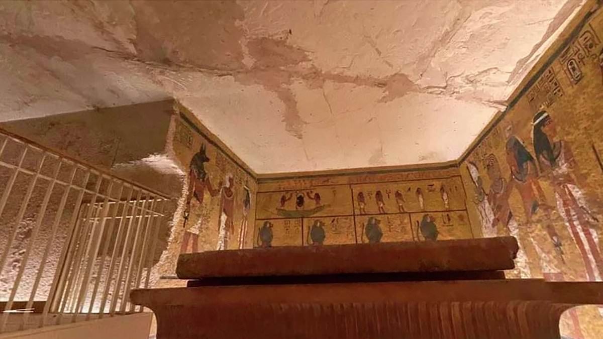 Tutankhamun'un mezarı ÇÖKME tehlikesi altında: Arkeologlar, paha biçilmez 3.300 yıllık mezar alanında yayılan çatlakları keşfedince şok oldular