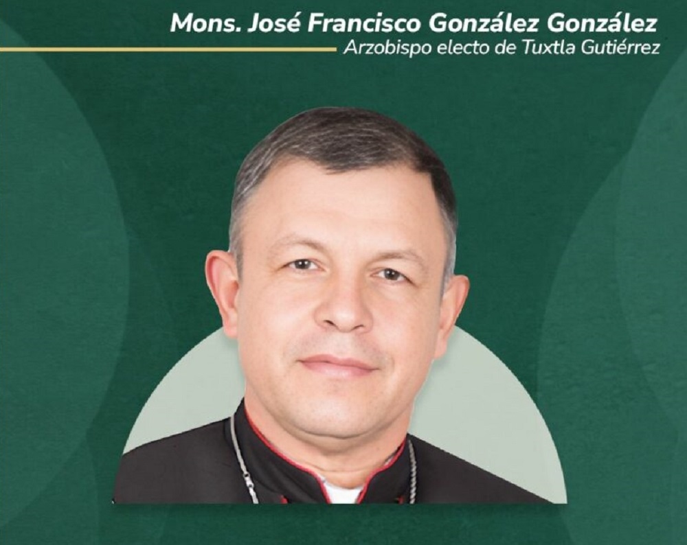 Le pape François nomme José Francisco González González archevêque de Tuxtla Gutiérrez