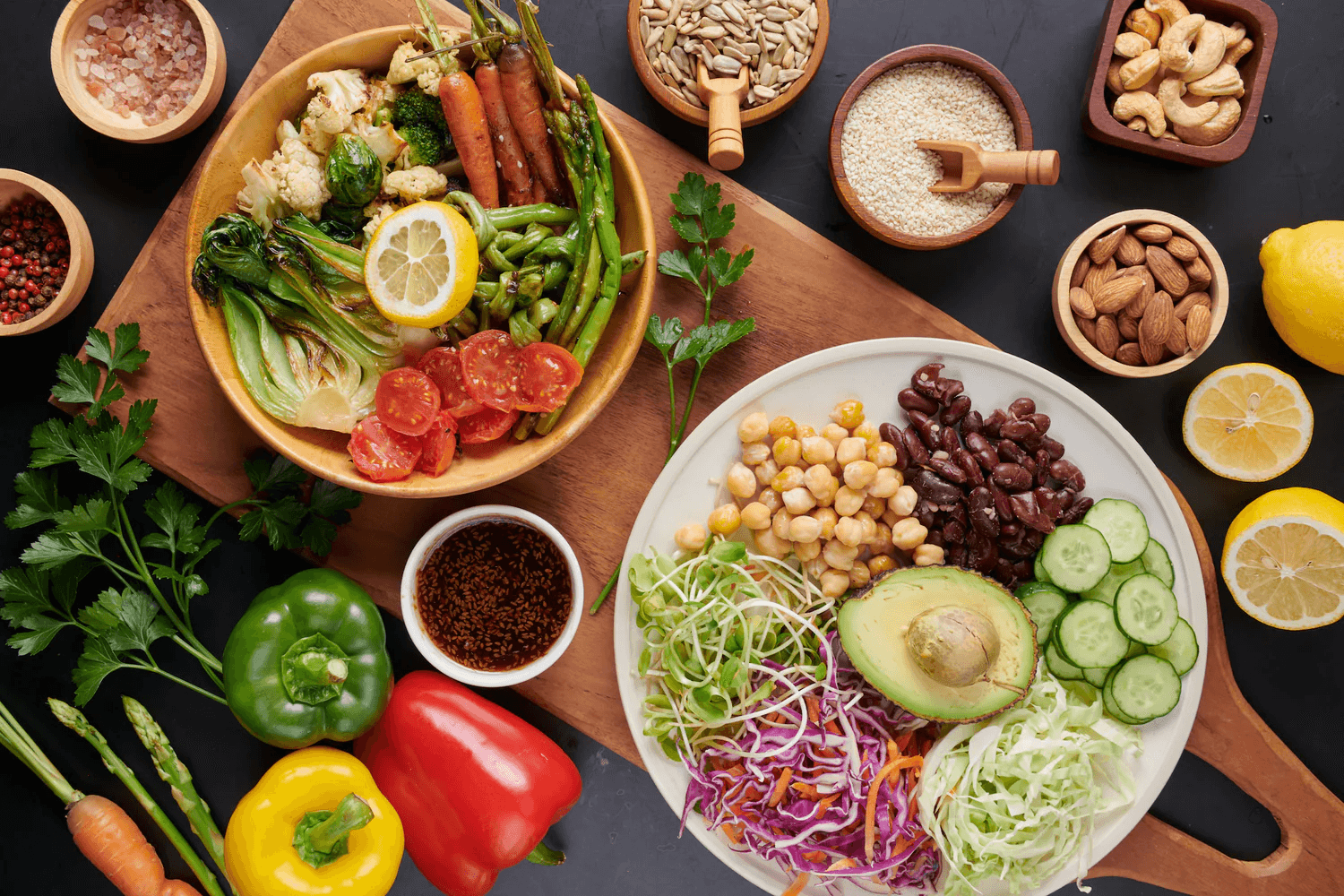 Uma dieta baseada em vegetais protege contra múltiplas doenças crônicas