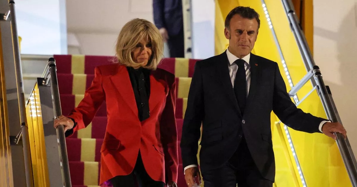 Donald Trump gives marriage advice to Emmanuel Macron after wife Brigitte shoved him in the face