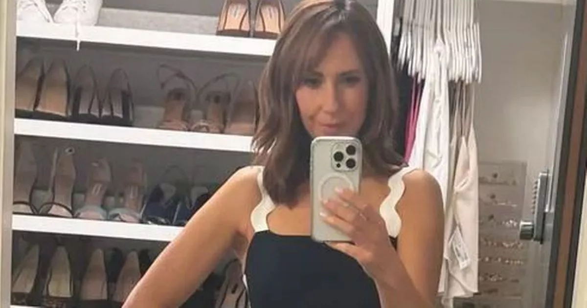 Alex Jones wows on The One Show with a slimming high-street illusion midi dress