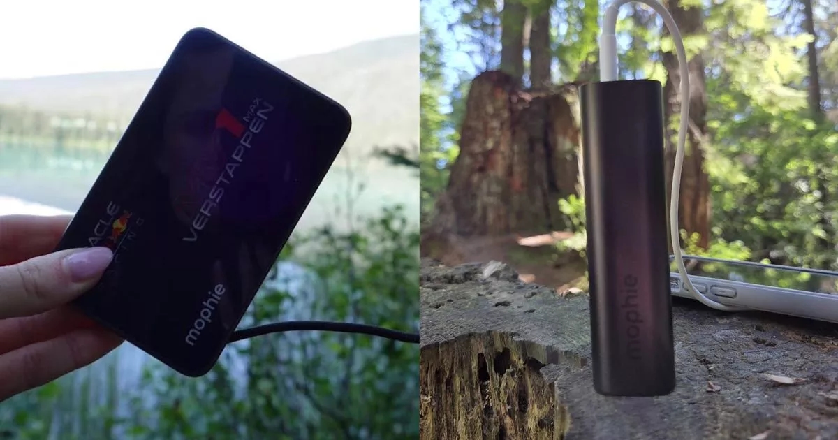 'Il powerbank Mophie ha mantenuto i miei dispositivi completamente carichi durante una vacanza lontana dalla città'