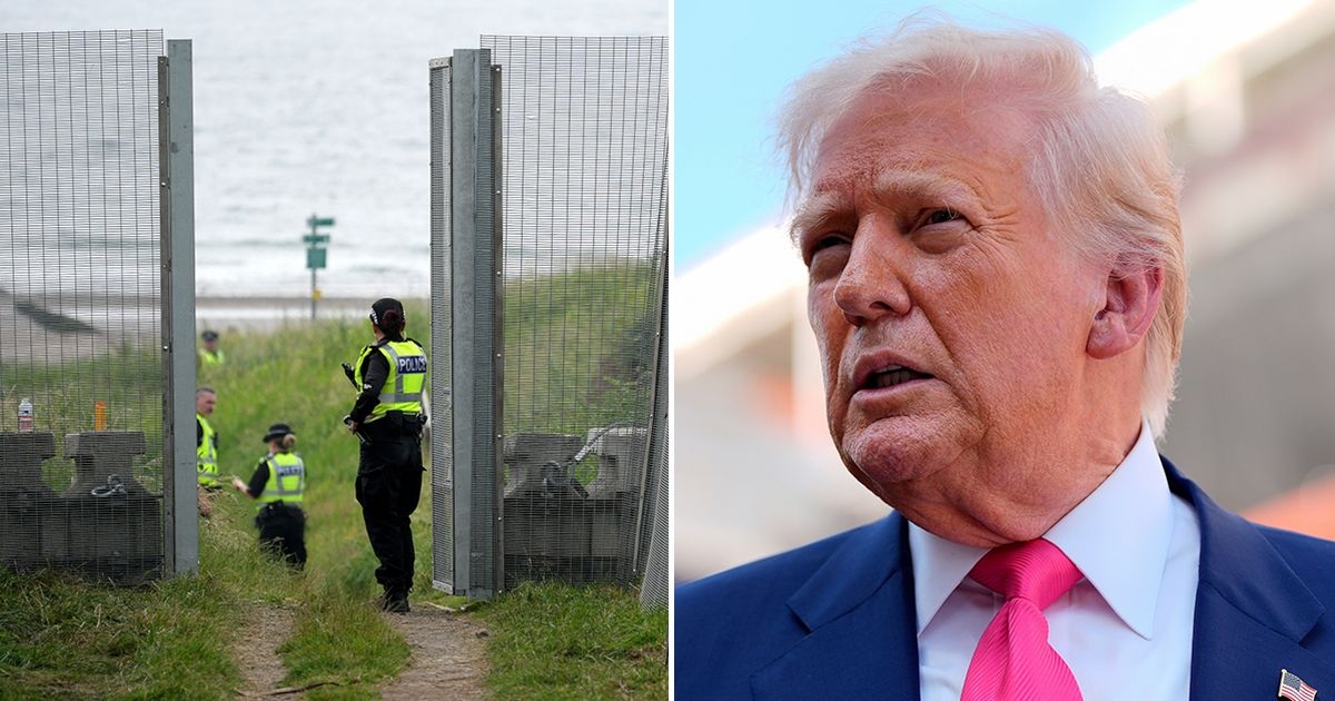 W szkockiej wiosce zamienionej w twierdzę na czas czterodniowej wizyty Donalda Trumpa