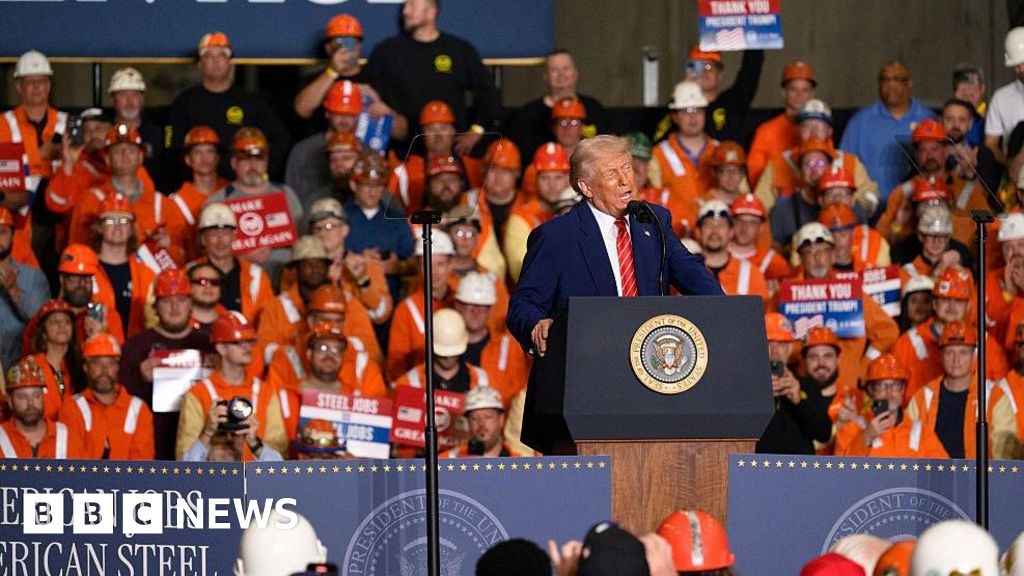 Trump dice que EE.UU. duplicará los aranceles a las importaciones de acero y aluminio al 50%