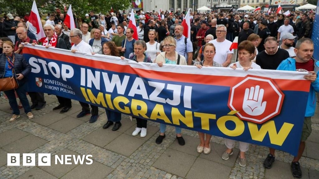 Manifestaciones antiinmigrantes en toda Polonia
