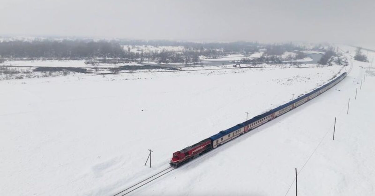 Oto podróż Eastern Express w Erzincan z powietrza