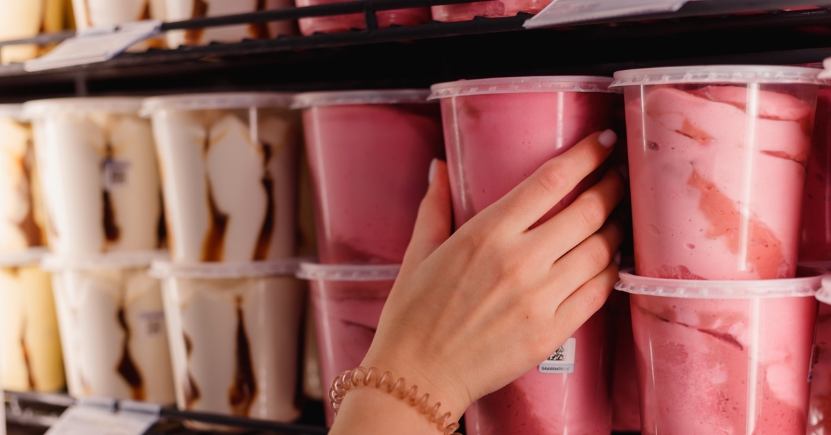 Vorsicht vor der Gefahr in abgepacktem Eis!