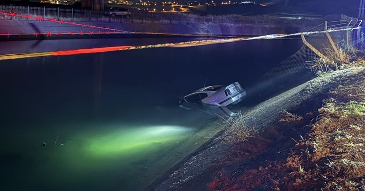 ¡Vehículo volcado en un canal de riego! Padre e hijo muertos y dos heridos.