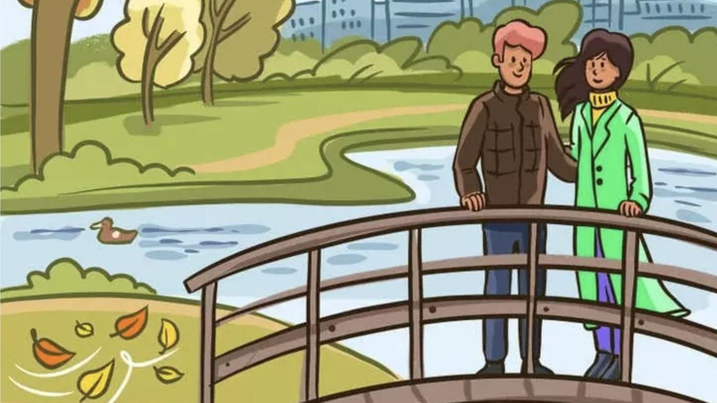 Hidden Picture: Only 5% of people find the mistake in this stormy park scene