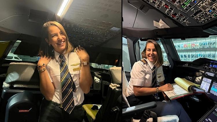 Ecco Gökçe Kübra Yıldırım, la prima donna pilota turca a pilotare l'aereo più grande del mondo