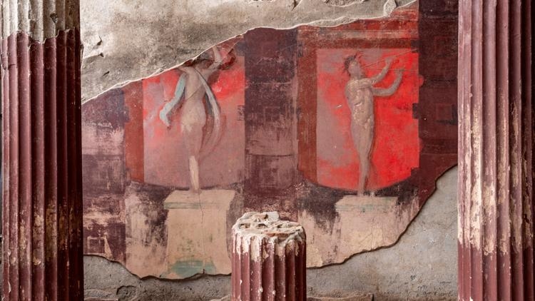 "Villa dei Misteri" scoperta negli scavi dell'antica città di Pompei