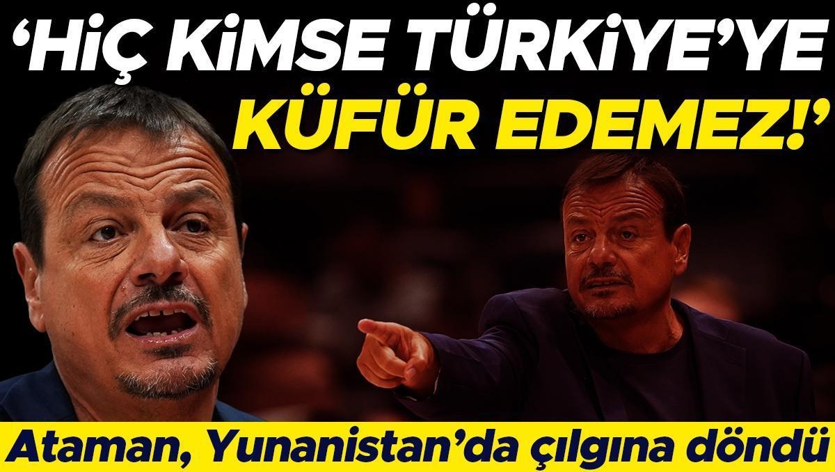 Ergin Ataman oszalał po usłyszeniu okrzyków: „Nikt nie może tak zwracać się do mojego kraju!”