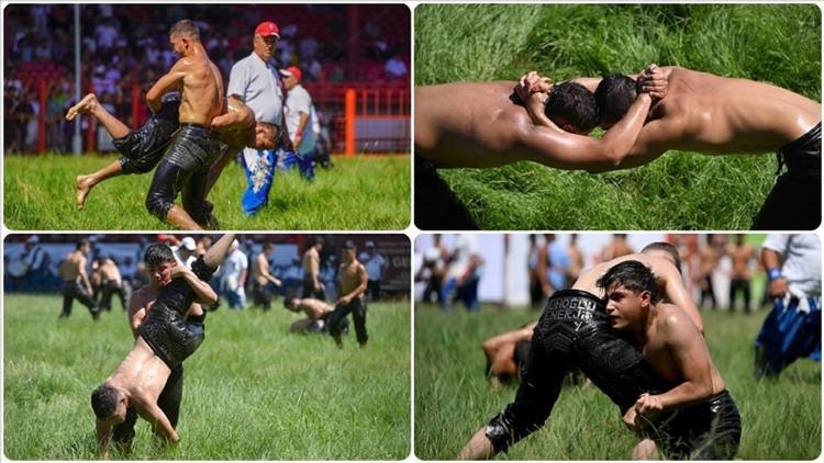 Die besten Wrestler betreten das Feld in Kırkpınar!