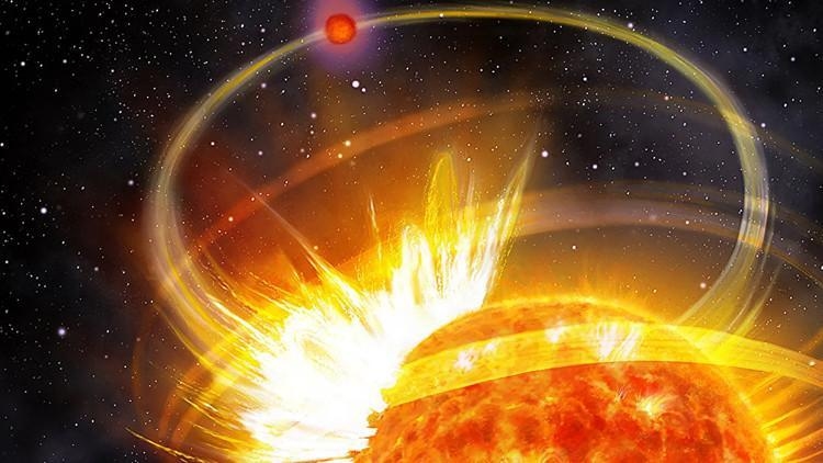 Cette jeune planète prépare sa propre fin