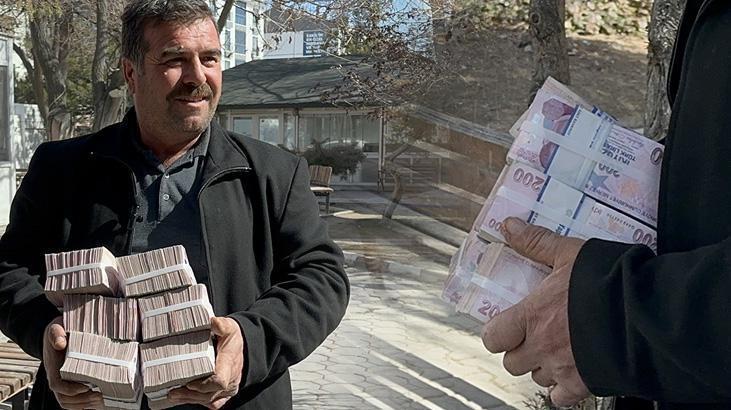 ¡El granjero de Aksaray devolvió el montón de dinero sin pensarlo!