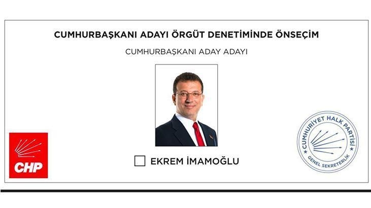 Rozpoczęto drukowanie kart do głosowania dla İmamoğlu, jedynego kandydata w prawyborach CHP.