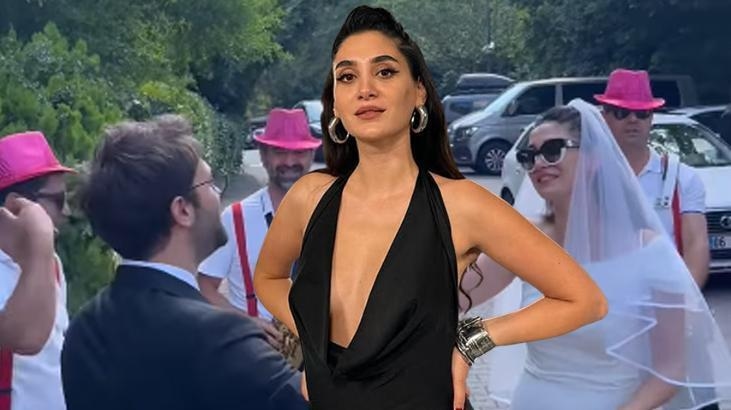 Magazine News: ¡Un feliz día para Sitare Akbaş y Cengiz Orhonlu, quienes interpretan a Zeyno en 'Akasya Durağı'! Su sencillo vestido de novia llamó la atención
