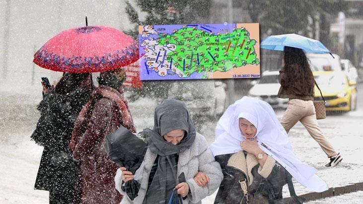 Türkiye is getting colder! Meteorology warns: Here are the places where snow and heavy rain are expected...