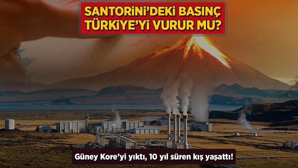 A pressão em Santorini afetará a Turquia? Destruiu a Coreia do Sul e causou um inverno de 10 anos