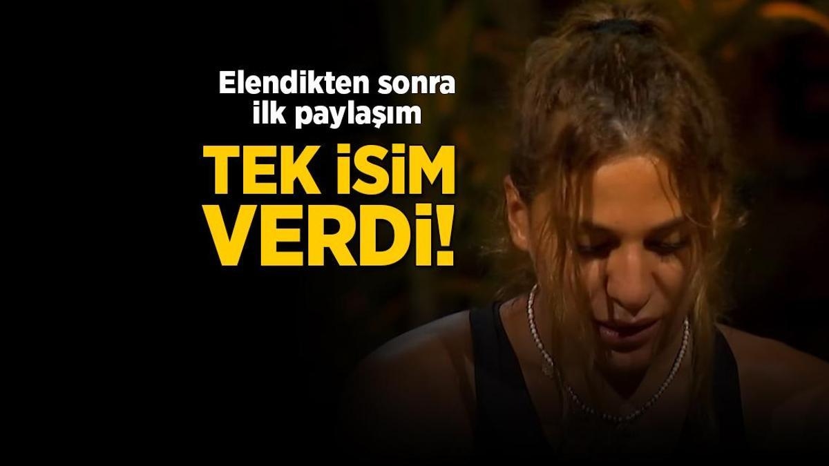 Eerste bericht van Almeda Baylan, die gediskwalificeerd werd voor Survivor! Batuhan Karacakaya vertelde achter de schermen van het incident