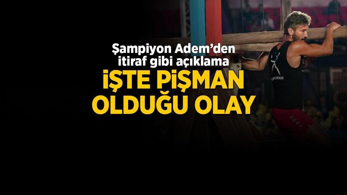 SURVIVOR NEWS : Pourquoi le champion Adem Kılıççı ne parle-t-il pas à Yağmur Banda ? Il a confié regretter l'incident.