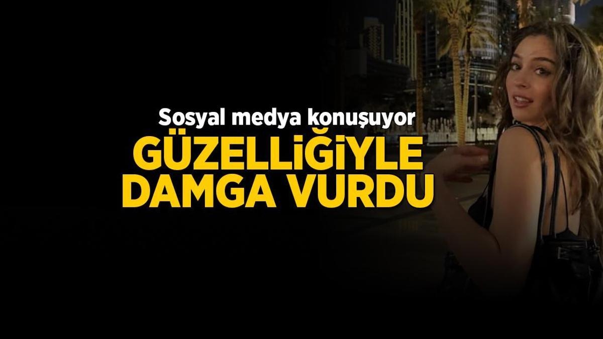 ¡Cemre Baysel está en la agenda con su belleza! Causó sensación con su vestido negro.