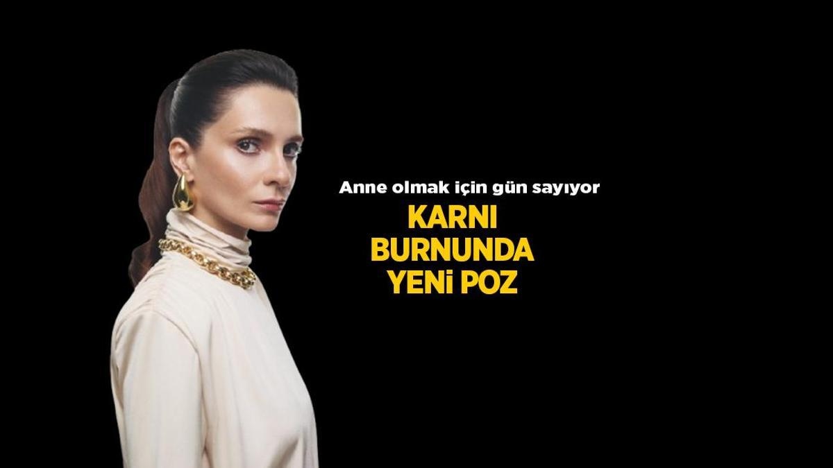 Aktuelle Nachrichten: Die schwangere Meriç Aral in einer neuen Pose mit ihrem Bauch