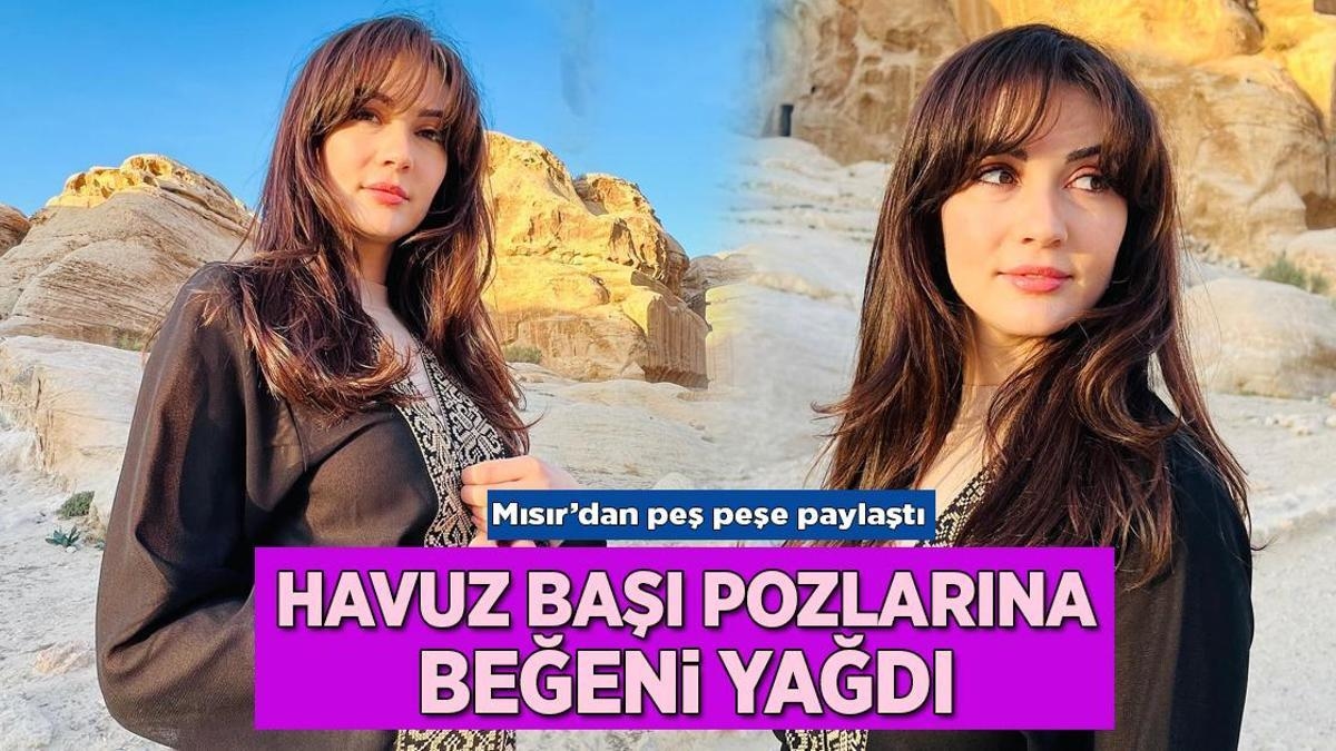 News: Burcu Özberk's poolside poses caused a stir on Instagram