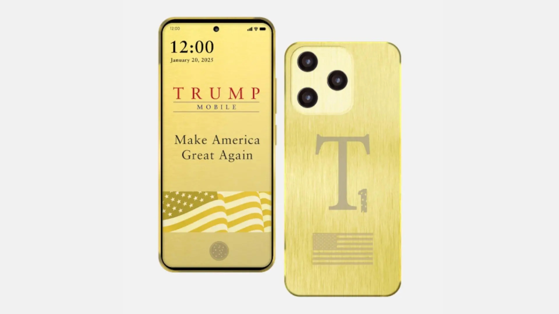 Trump Mobile verschijnt met controverse: op de dekkingskaart staat dat de naam door de president zelf is 'verboden'.