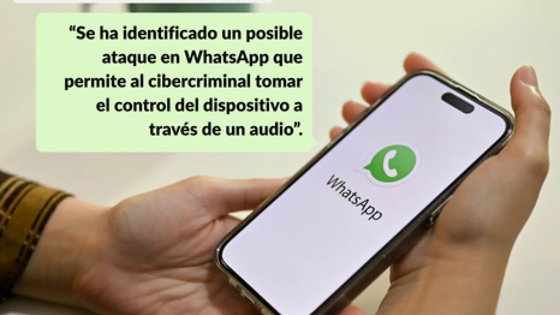 WhatsApp'tan gelen sesle telefonunuzu kontrol edebileceklerine dair hiçbir kanıt yok.