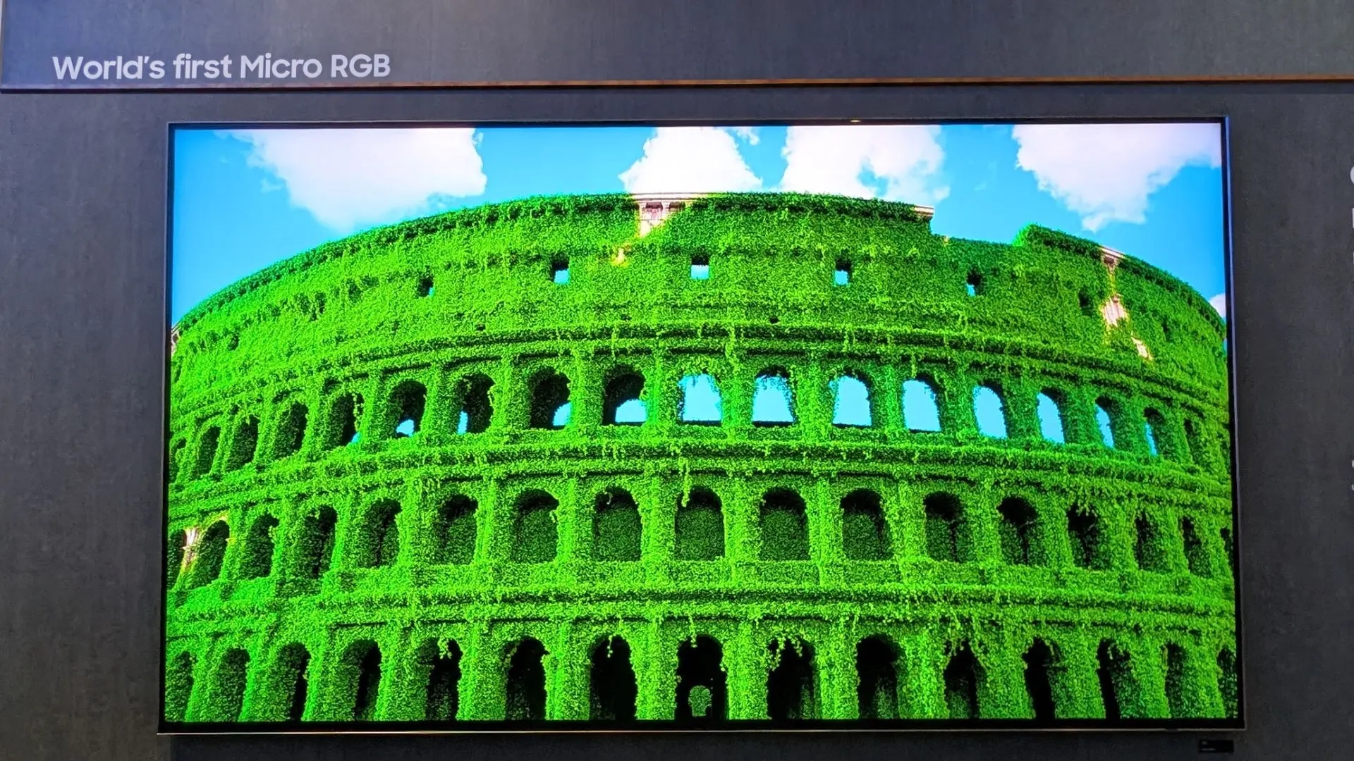Vimos a primeira TV Micro RGB do mundo: a imagem é tão vívida e realista que parece que você pode tocá-la