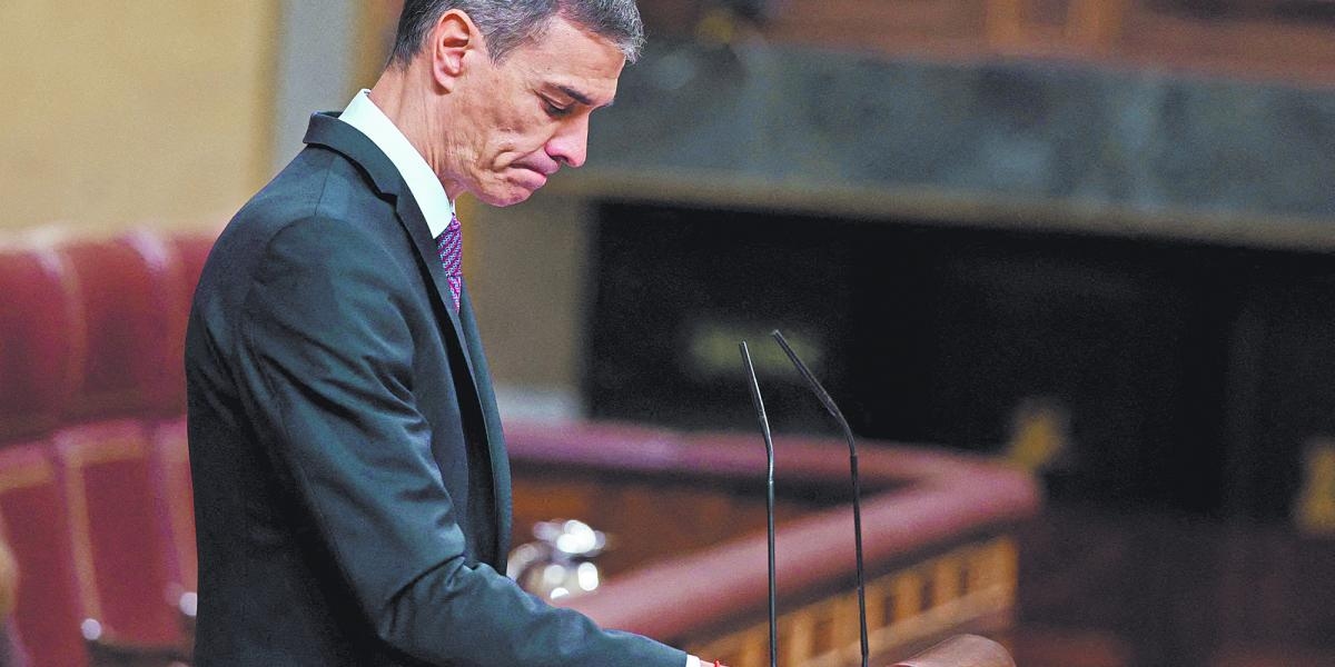Pedro Sánchez, on the ropes in Congress