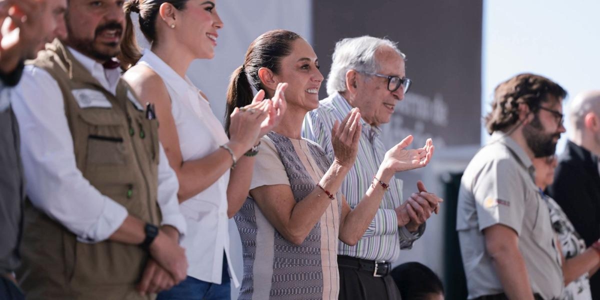Sheinbaum inaugurates the first phase of the IMSS Regional General Hospital No. 23 in Ensenada, Baja California.