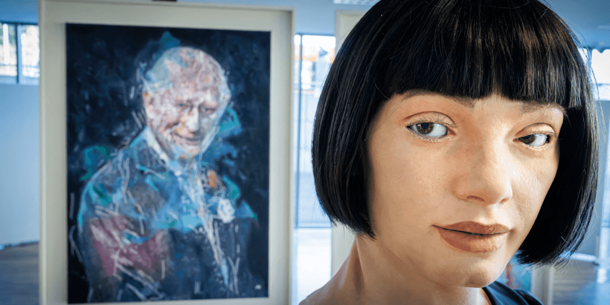 Robot Ai Da says it's not looking to "replace human artists."