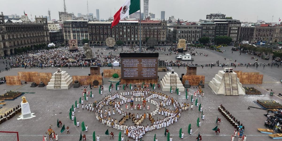 Viering van de 700e verjaardag van de oprichting van Mexico-Tenochtitlan