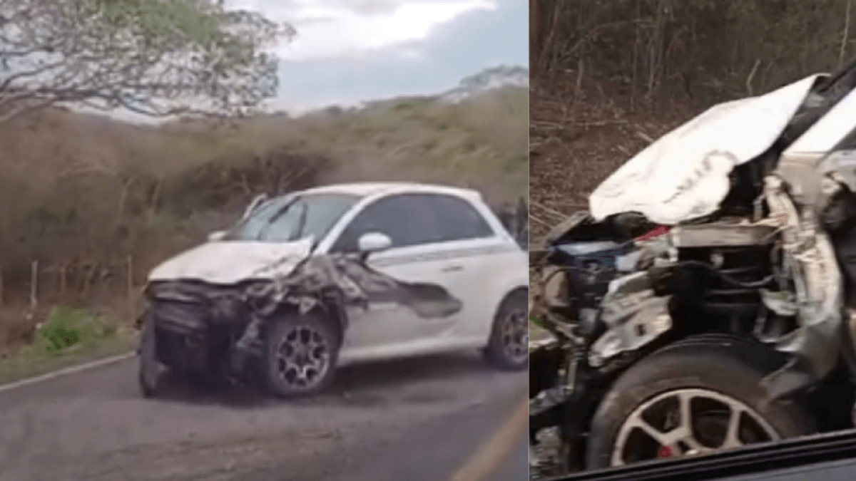 This is the health status of the two Real Cartagena players after the accident: the car ended in total loss.