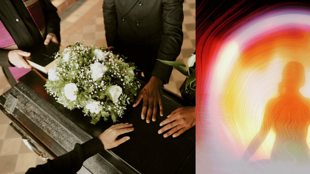 Study shows when the 'aura' fades when a person dies
