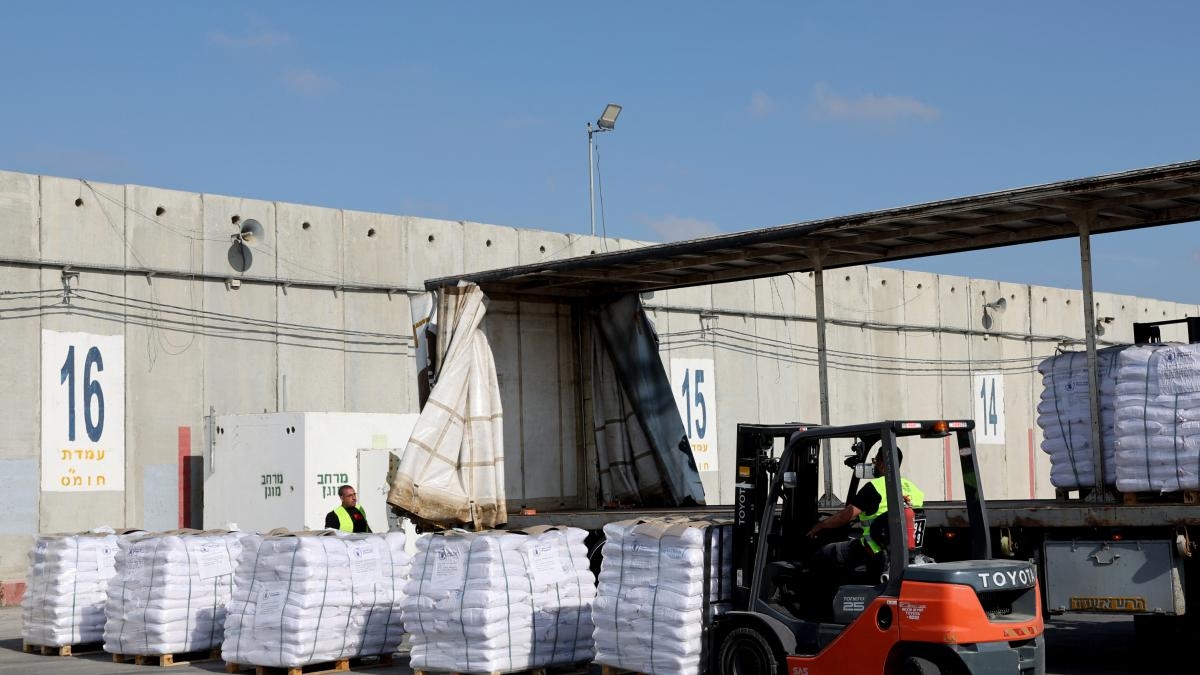 15 World Food Programme trucks that were to distribute aid to bakeries in Gaza were looted.
