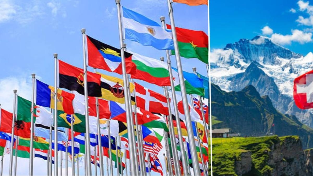 ¿Cuáles son los países que no tienen una bandera rectangular y por qué?