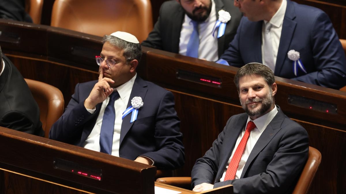 New sanctions announced against two Israeli ministers for 'inciting extreme violence' against Palestinians